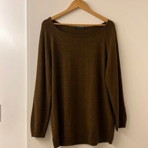 Vintage Yohji Yamamoto Cashmere Brown Boatneck Sweater